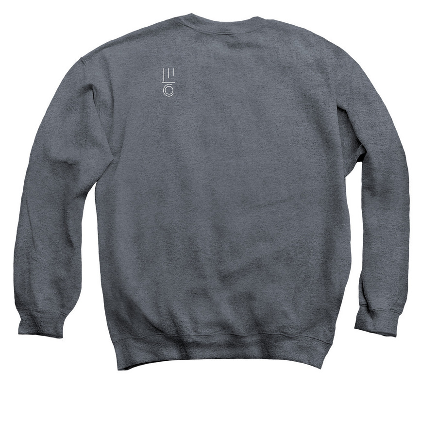 Crewneck Dark Grey back